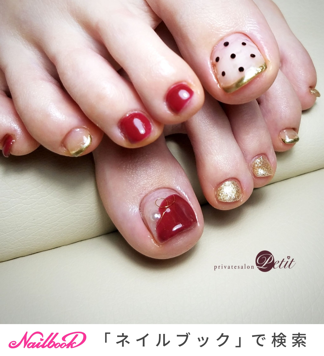 フット お客様 Privatesalonプティ Akane 石川県内灘町 のネイルデザイン No ネイルブック