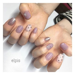 すみれ色のネイルデザイン ネイルブック