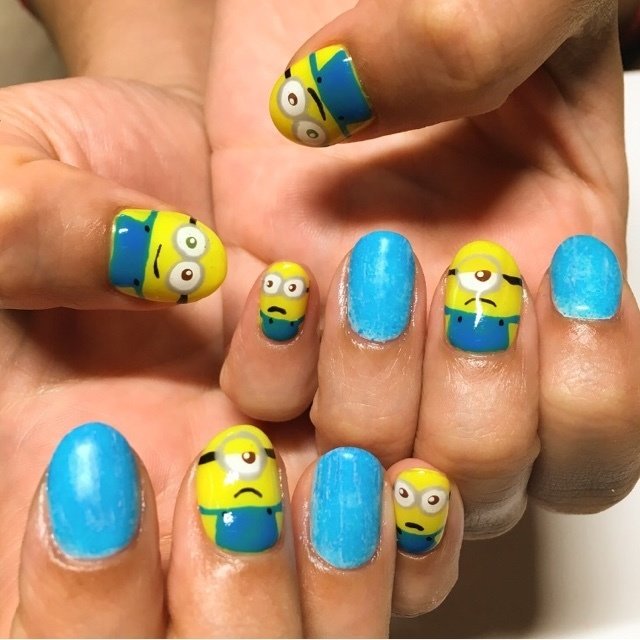 オールシーズン パーティー ハンド 痛ネイル キャラクター みどりのネイルデザイン No ネイルブック