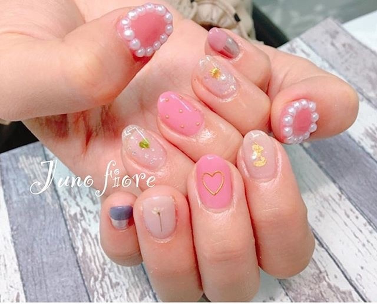 夏 オールシーズン 入学式 旅行 ハンド Junofioreのネイルデザイン No ネイルブック