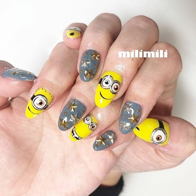 オールシーズン 旅行 ハンド キャラクター 星 Milimiliのネイルデザイン No ネイルブック