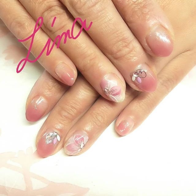 春 夏 入学式 オフィス グラデーション Mihoのネイルデザイン No ネイルブック