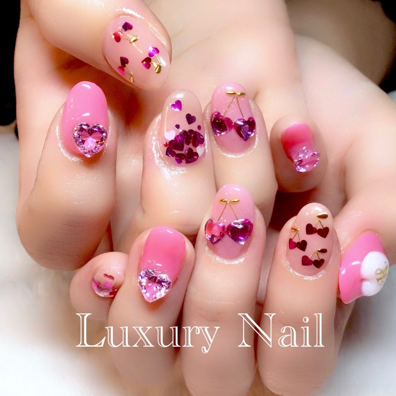 オールシーズン バレンタイン パーティー デート ハンド ちいやんのネイルデザイン No ネイルブック