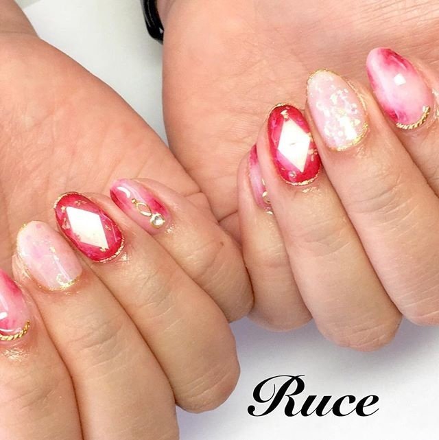 オールシーズン 旅行 リゾート パーティー ハンド Ruce ルーシェ 仲町台のネイルデザイン No ネイルブック