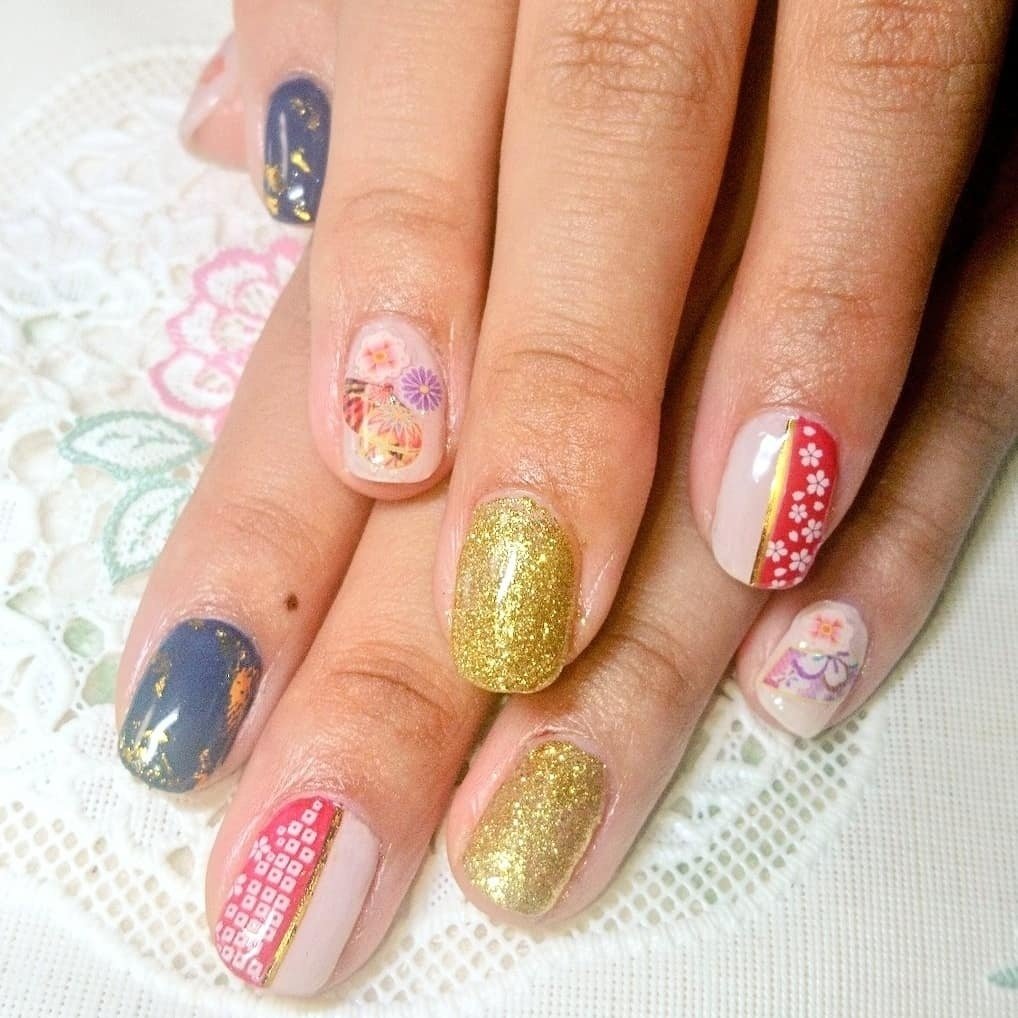 春 卒業式 ハンド ワンカラー バイカラー Yurie プライベートサロンu Nail のネイルデザイン No ネイルブック