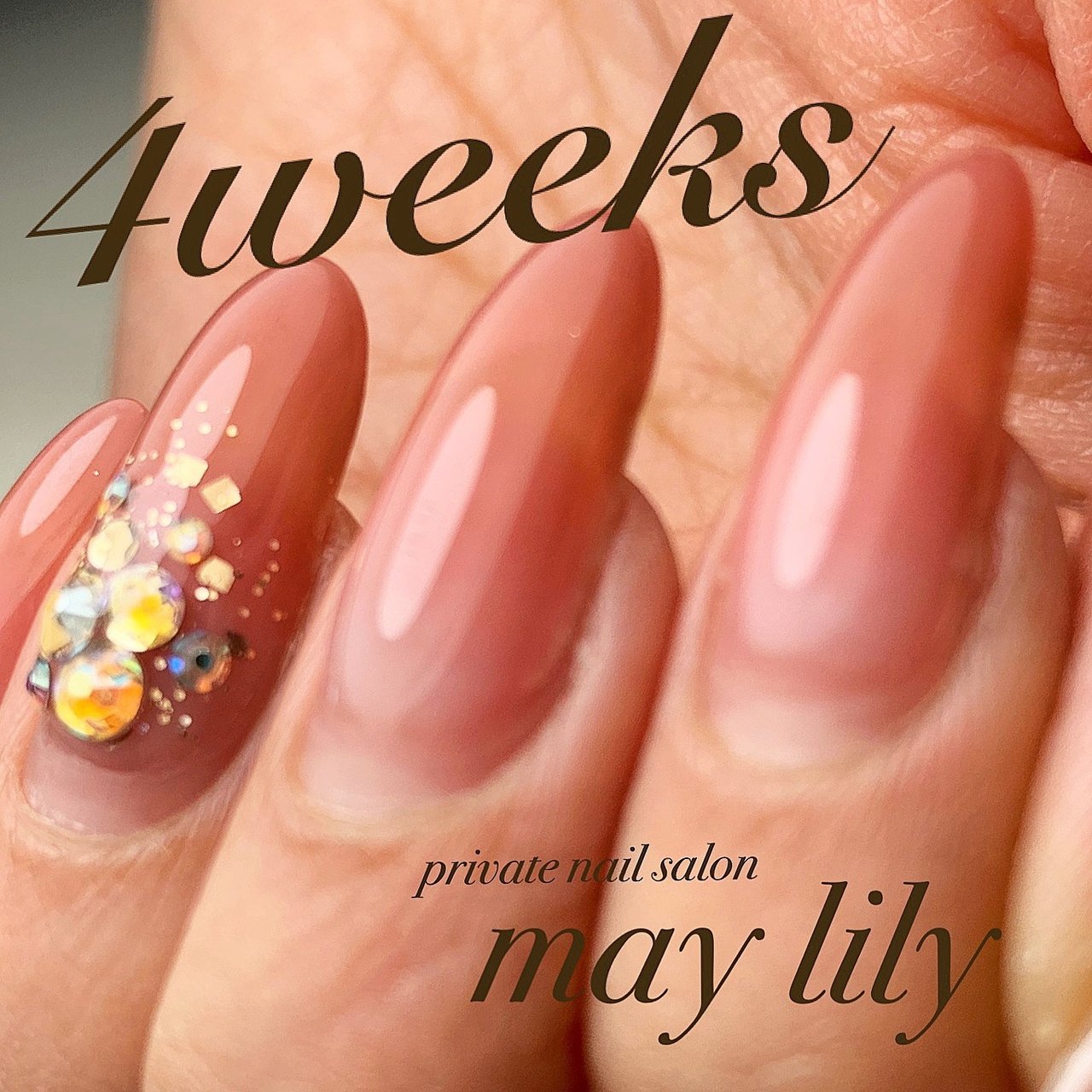 オールシーズン オフィス ブライダル デート ハンド Nailsalon Maylilyのネイルデザイン No ネイルブック
