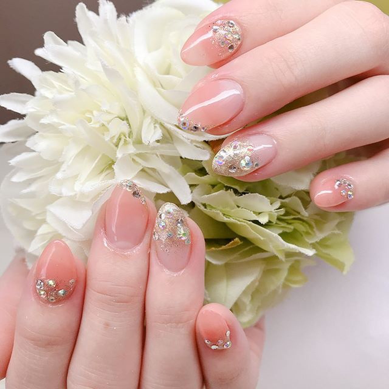 春 夏 ブライダル パーティー ハンド Nail Rのネイルデザイン No ネイルブック