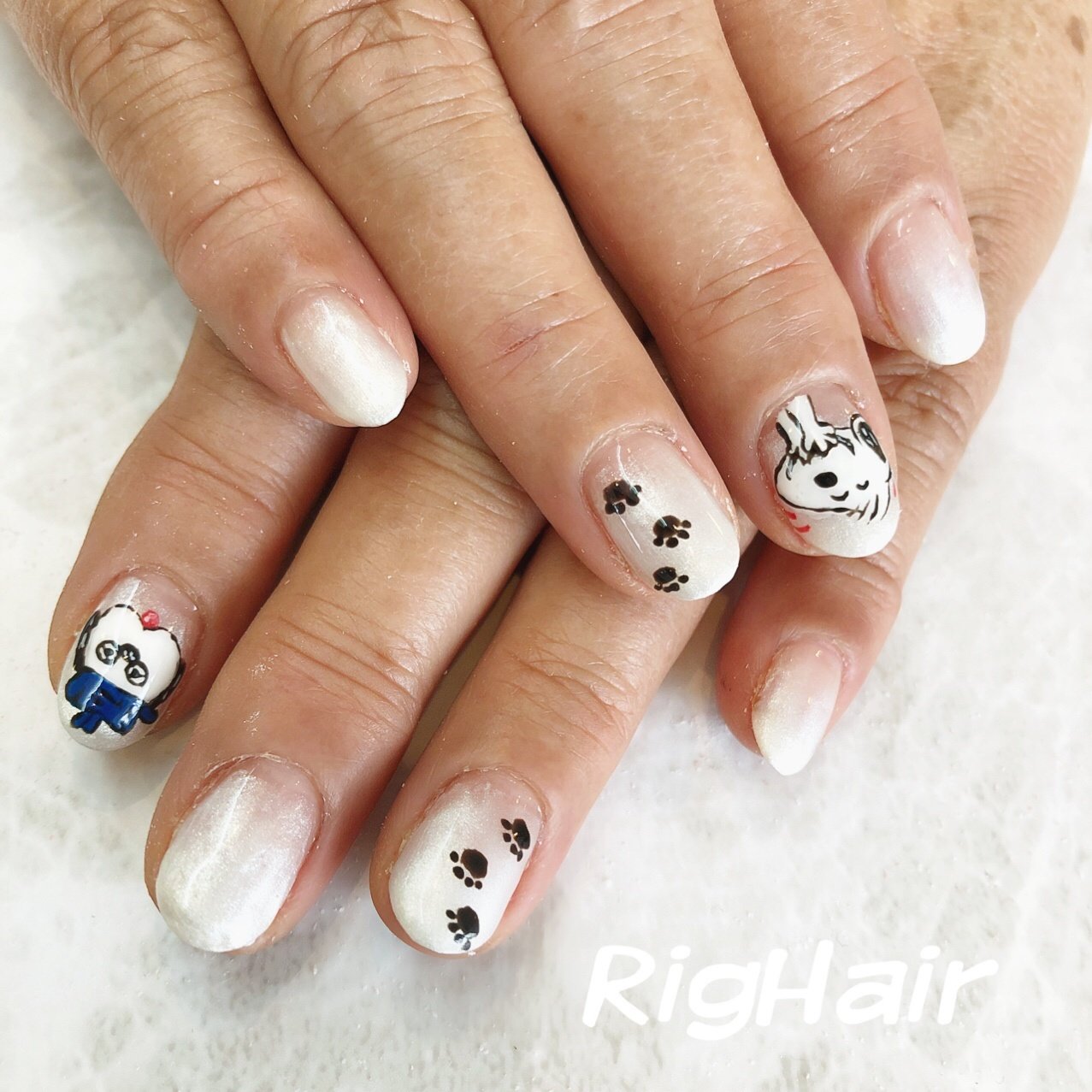 春 オールシーズン 卒業式 入学式 ハンド Righair Nail Mizuhoのネイルデザイン No ネイルブック