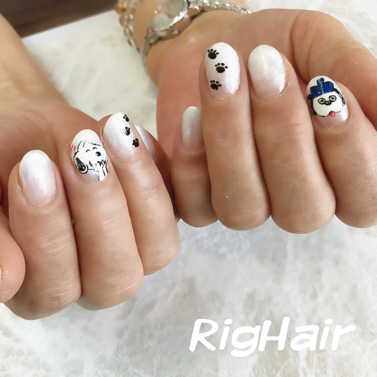 春 オールシーズン 卒業式 入学式 ハンド Righair Nail Mizuhoのネイルデザイン No ネイルブック