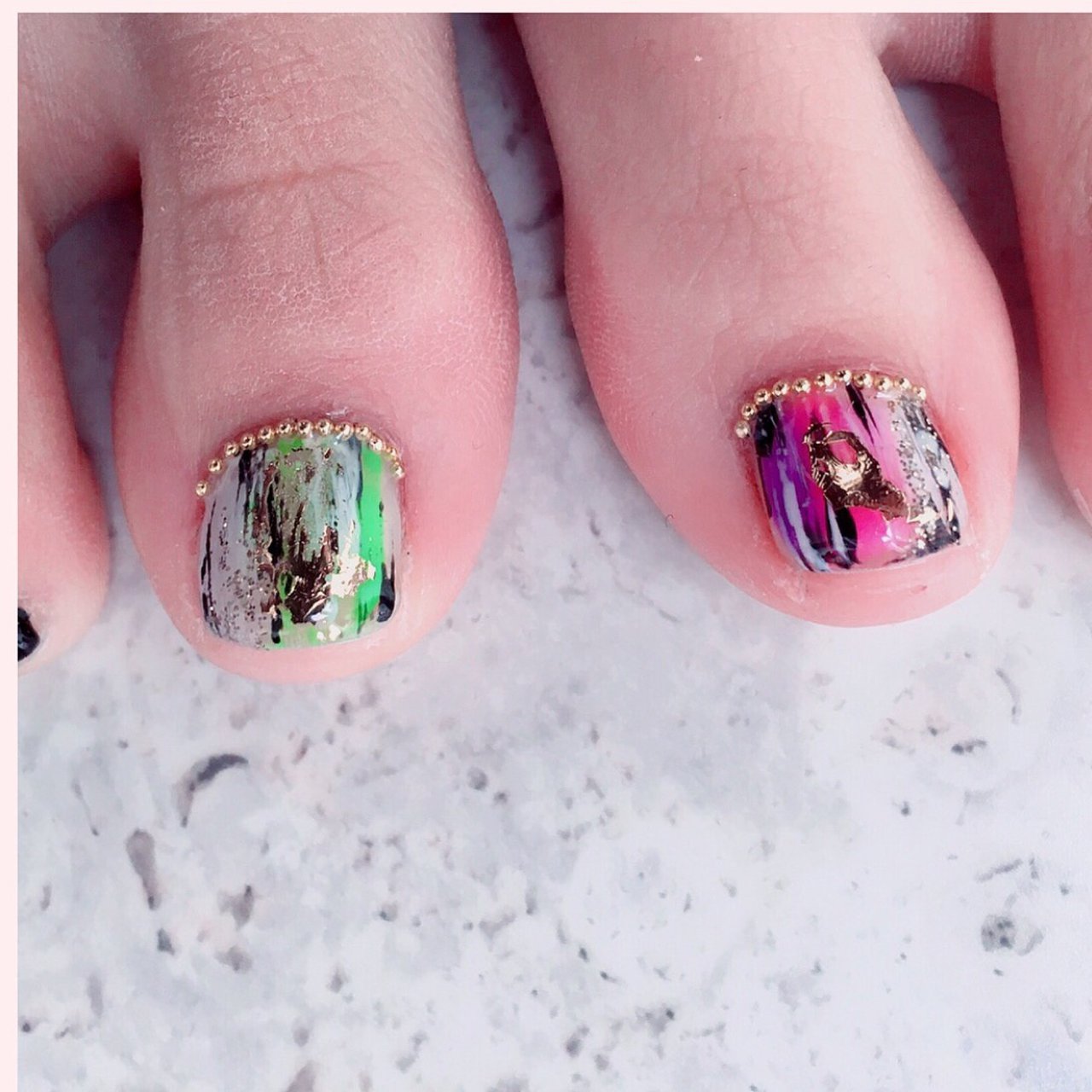 夏 海 リゾート パーティー フット Yasのネイルデザイン No ネイルブック