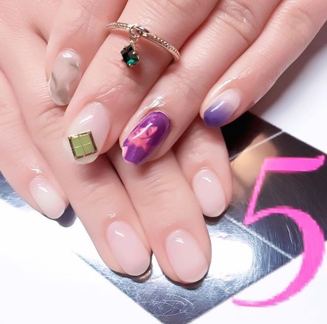 春 オールシーズン ライブ オフィス ハンド Nailsalon No5のネイルデザイン No ネイルブック