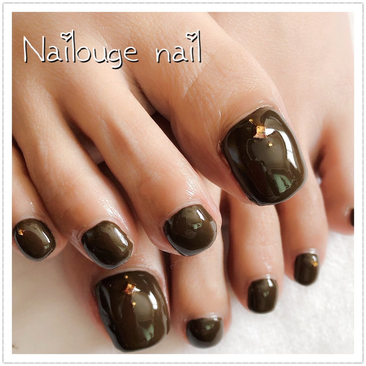 オールシーズン 女子会 フット シンプル ワンカラー Nailsalon Nailougeのネイルデザイン No 4104952 ネイルブック