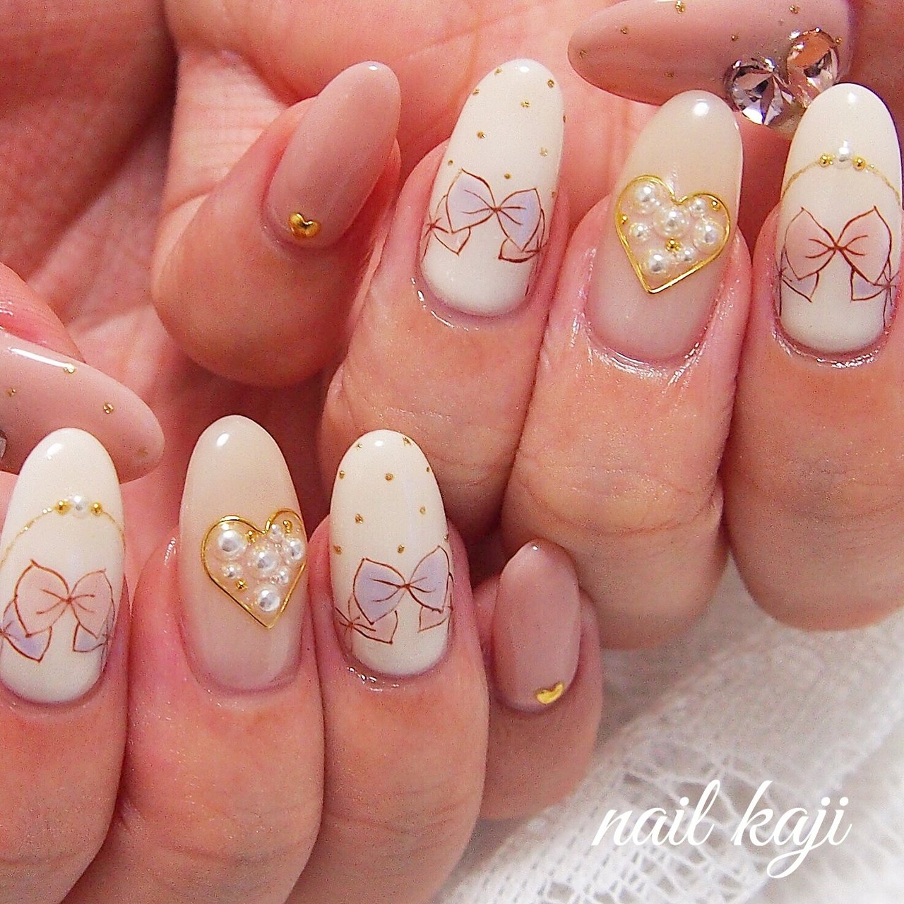 春 オールシーズン デート 女子会 ハンド Nail Kajiのネイルデザイン No ネイルブック