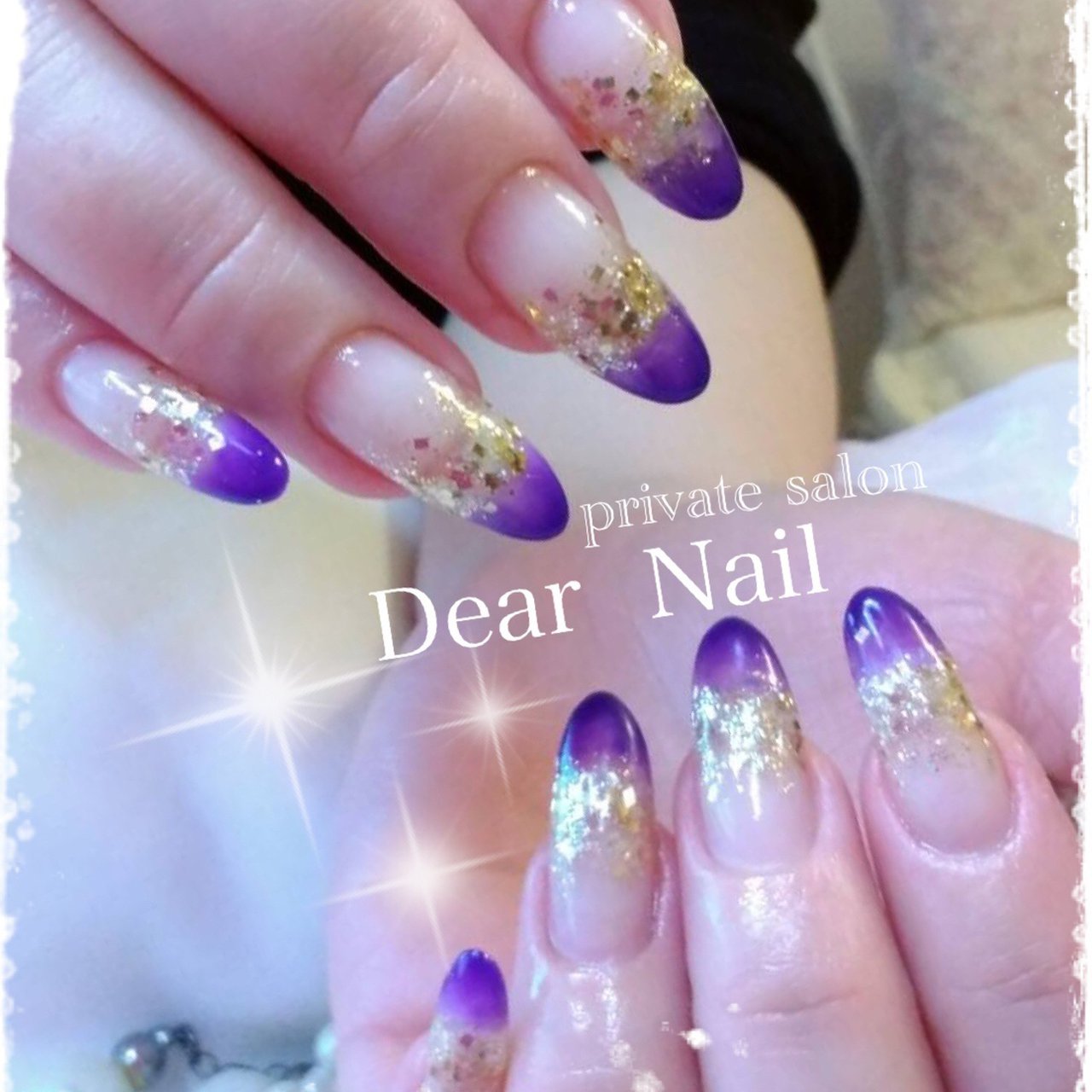 オールシーズン ハンド グラデーション ラメ ロング Dearnail39のネイルデザイン No ネイルブック