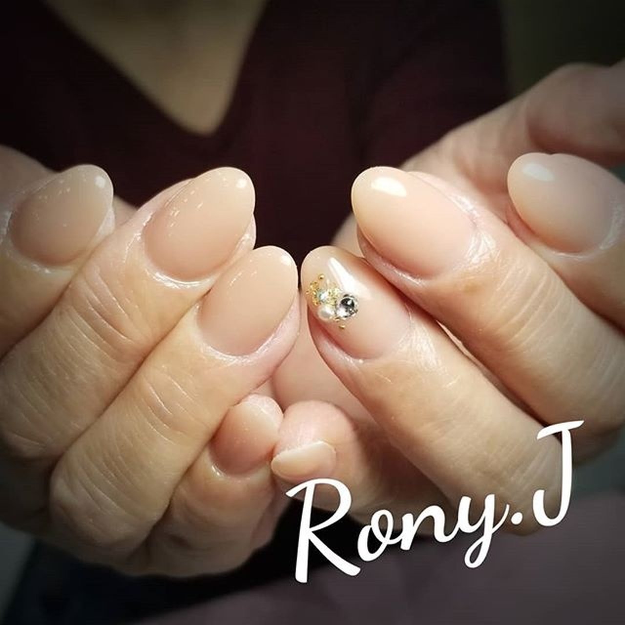 オールシーズン オフィス パーティー デート ハンド Rony Jayaのネイルデザイン No ネイルブック