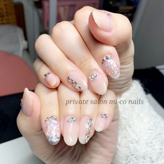 おすすめ順 シンプル ラインストーンアートのネイルデザイン ネイルブック