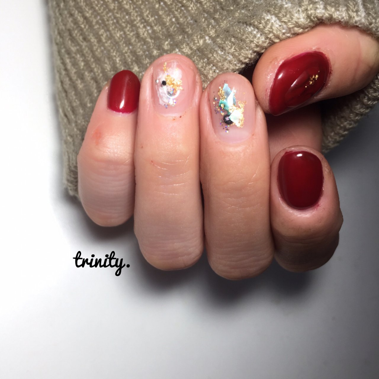 春 入学式 ライブ パーティー シェル Trinity のネイルデザイン No ネイルブック