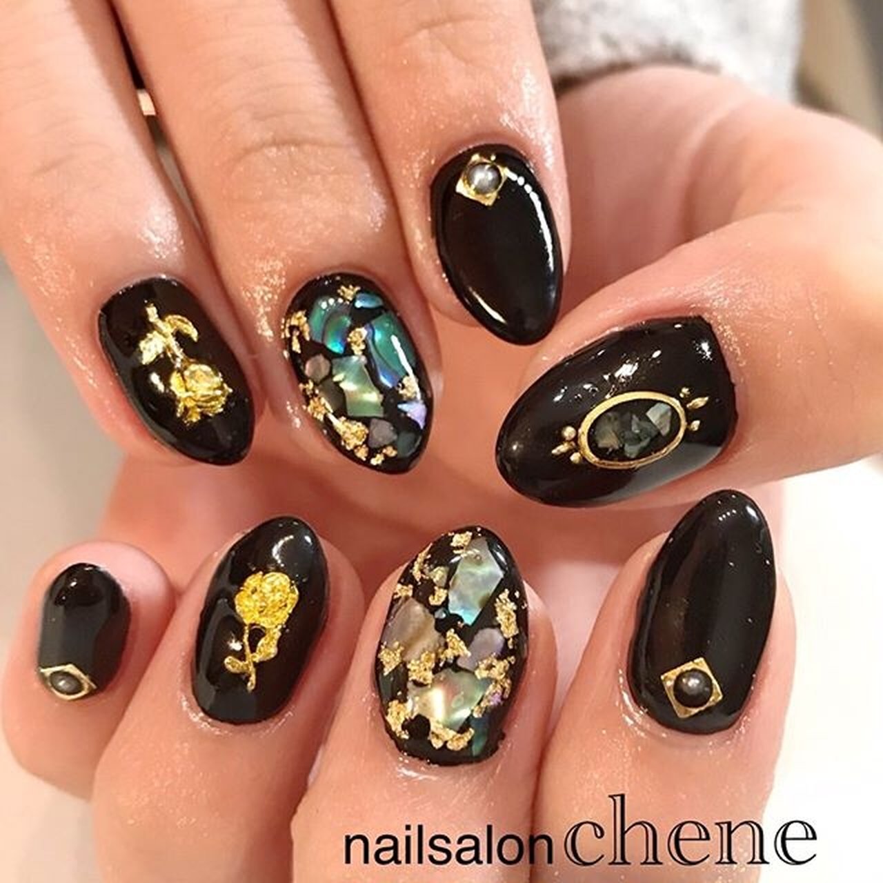 オールシーズン パーティー Nailsalon Chene シェンヌ のネイルデザイン No ネイルブック
