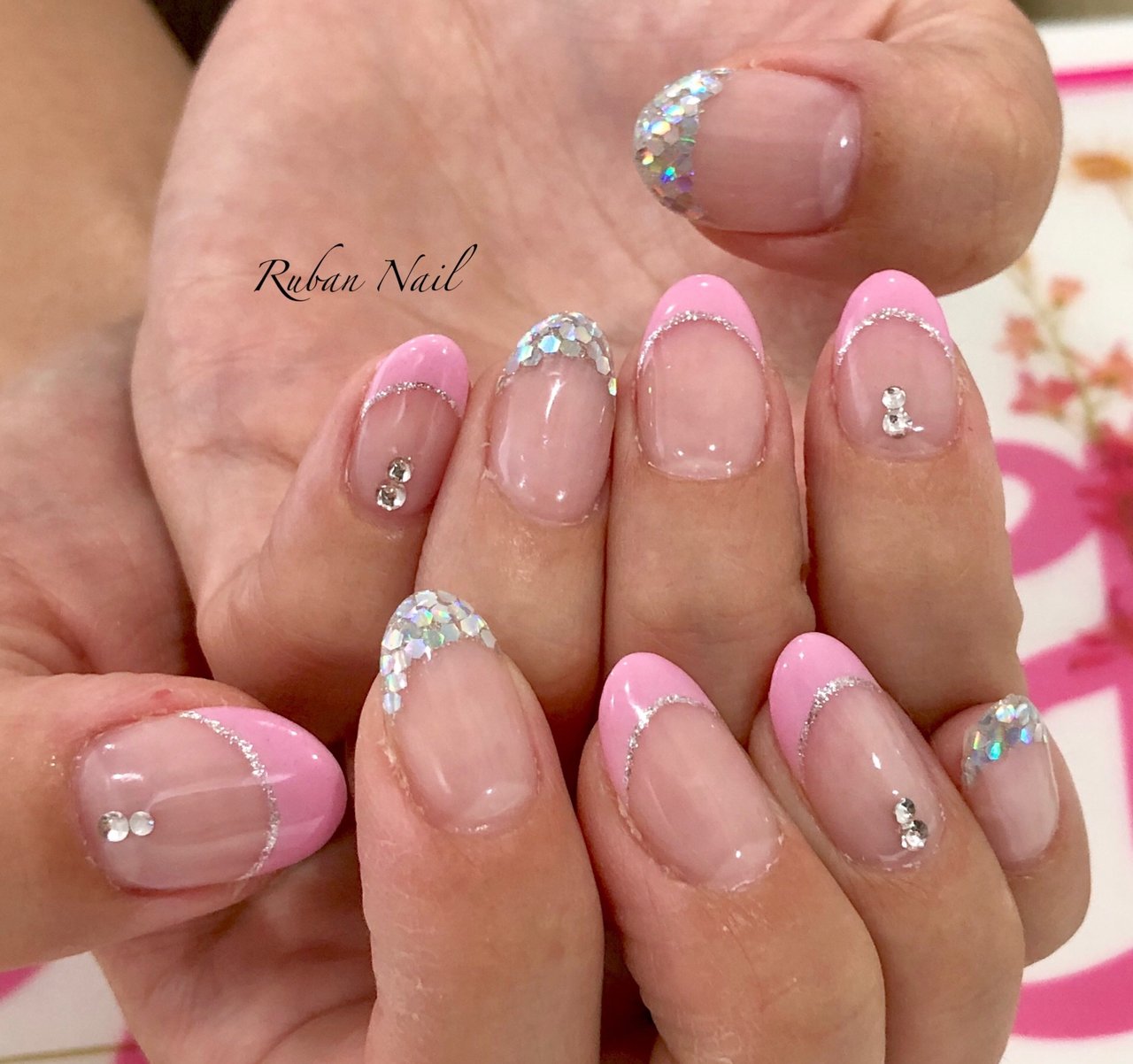 春 夏 海 パーティー ハンド Ruban Nailのネイルデザイン No ネイルブック