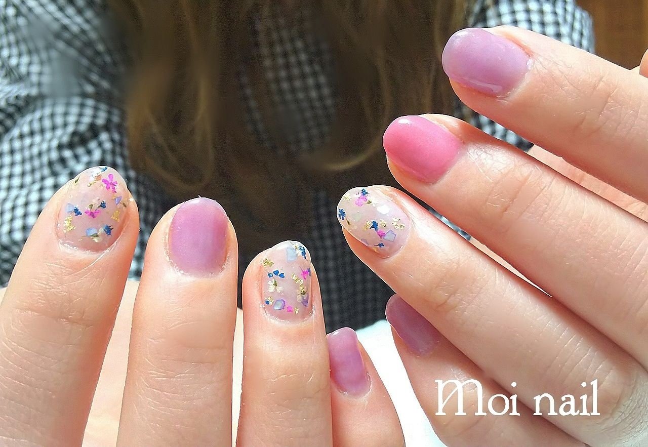 春 オールシーズン 入学式 旅行 ハンド Moi Nail モアネイル のネイルデザイン No ネイルブック