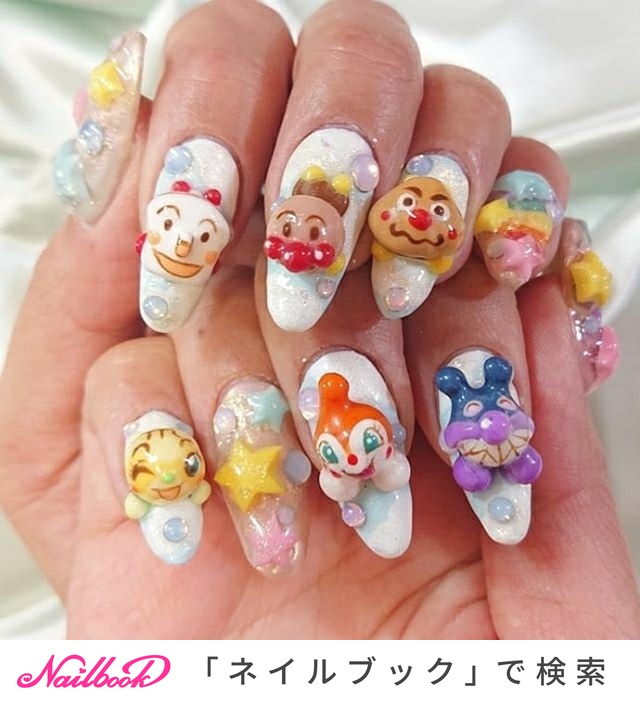アンパンマン様 オートネイル ラビット☆ネイルプリンタ AutoNail Rabbit | アプリで選んで、1分で完成