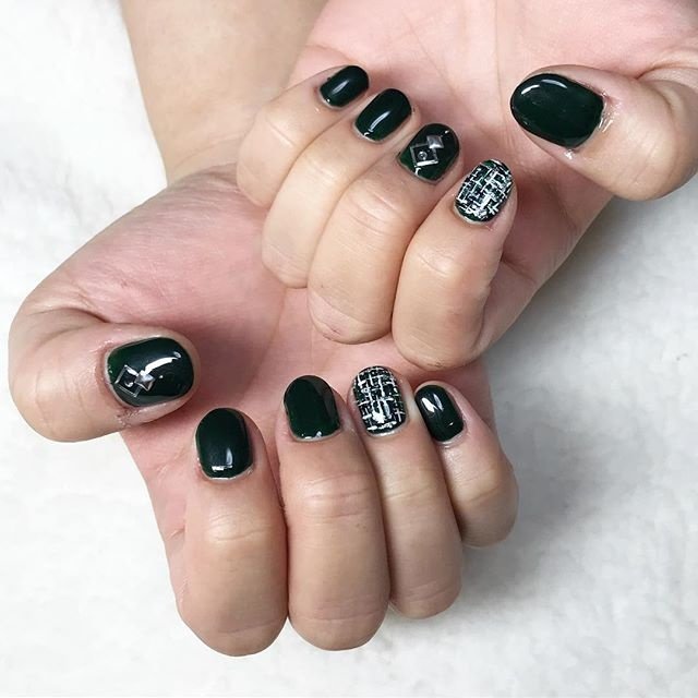 秋 冬 卒業式 パーティー ハンド M Nailのネイルデザイン No ネイルブック