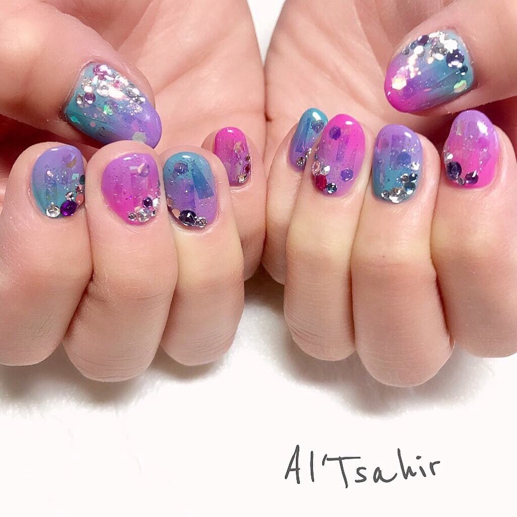 春 夏 オールシーズン ハンド ピンク Noriko アルツァヒールのネイルデザイン No ネイルブック