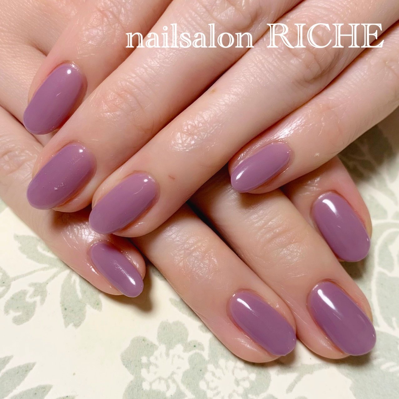 春 オフィス ハンド シンプル ワンカラー Nailsalon Richeのネイルデザイン No ネイルブック