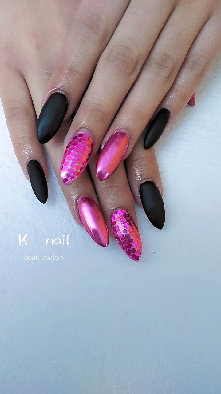ハンド ホログラム ラメ マット ミラー Beautysalonk エステ ネイルのネイルデザイン No ネイルブック