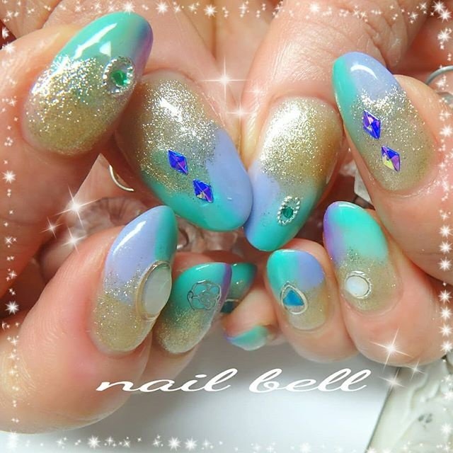 春 夏 旅行 海 ハンド さいとうりなのネイルデザイン No 418 ネイルブック