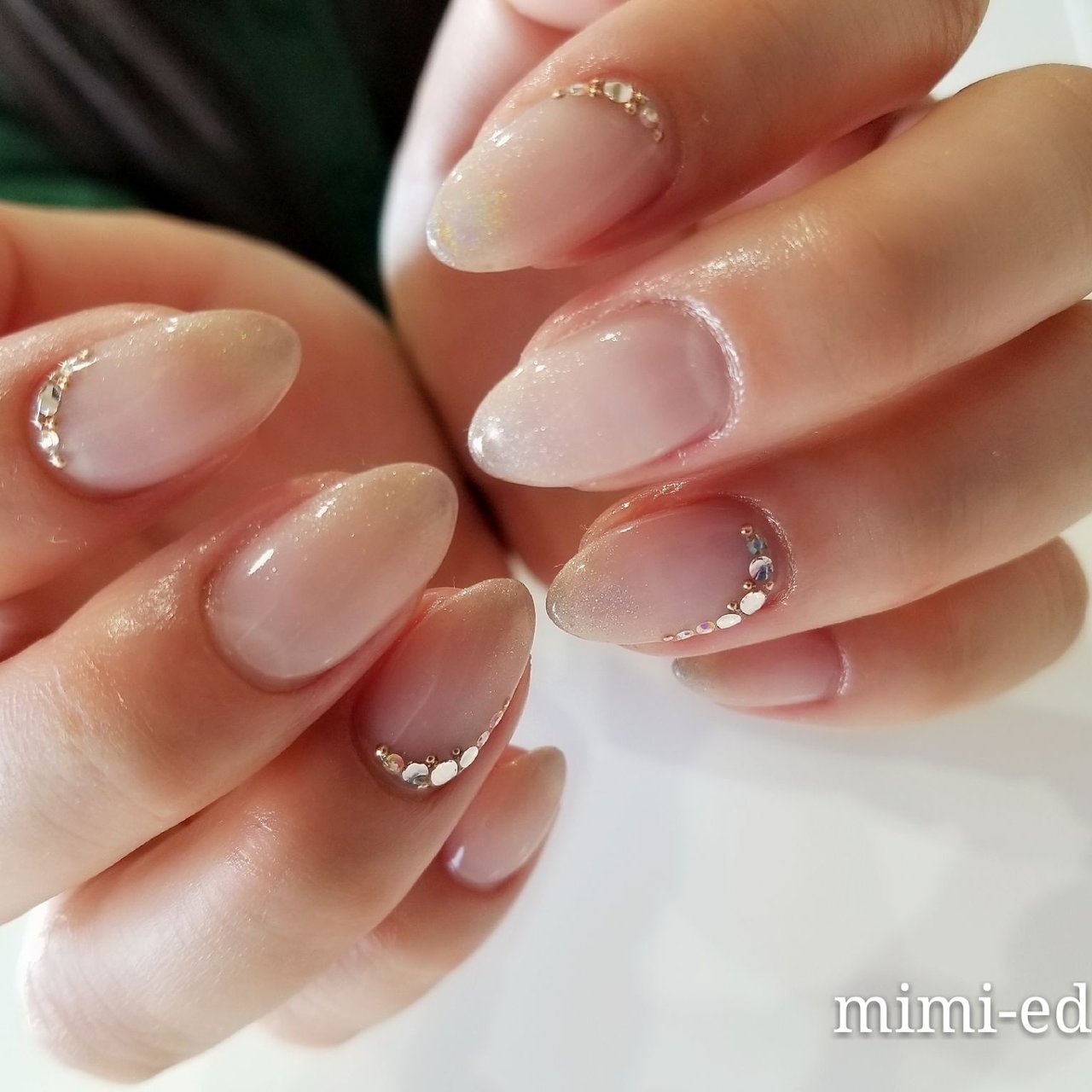 オールシーズン 入学式 パーティー デート ハンド Nail Mimiedenのネイルデザイン No ネイルブック