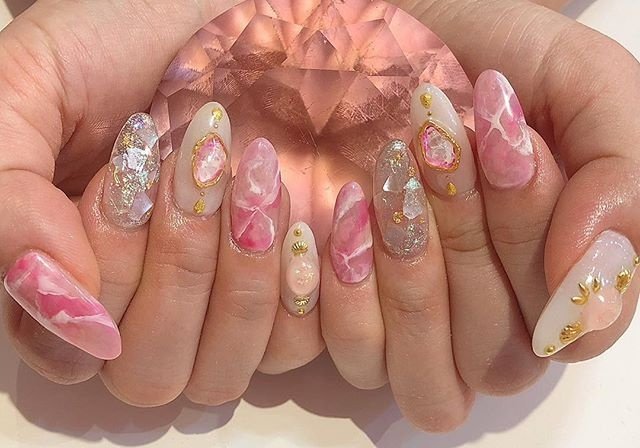 春 夏 パーティー デート ハンド Nailsgogo Shibuya Nailsalonのネイルデザイン No ネイルブック