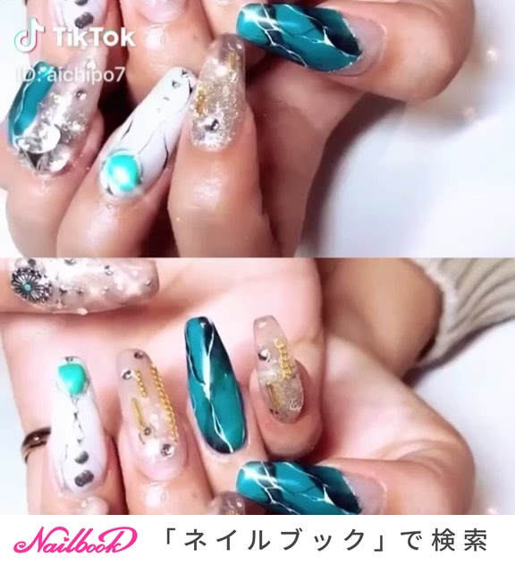 春 夏 海 デート ハンド Nailsgogo Shibuya Nailsalonのネイルデザイン No ネイルブック