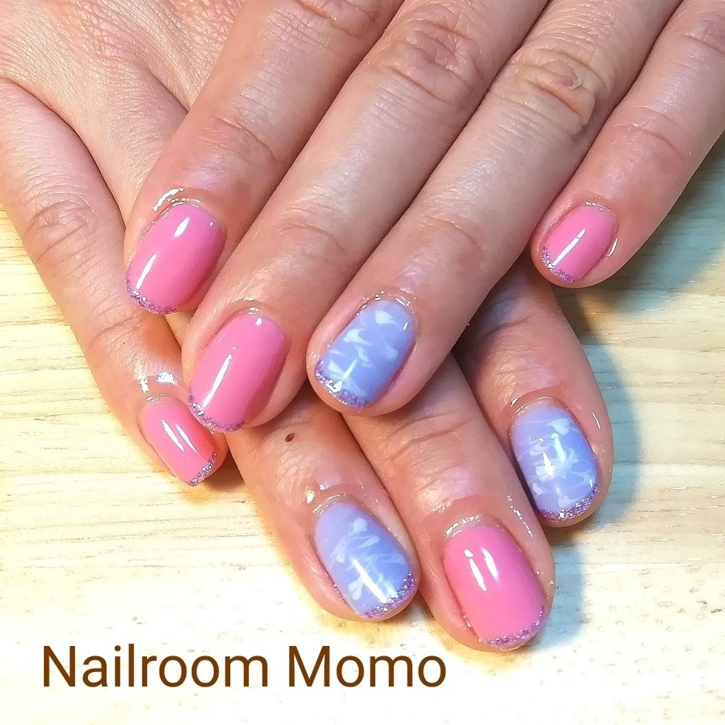 春 オールシーズン ハンド シンプル ラメ Nailroommomo ネイルルームモモ のネイルデザイン No ネイルブック