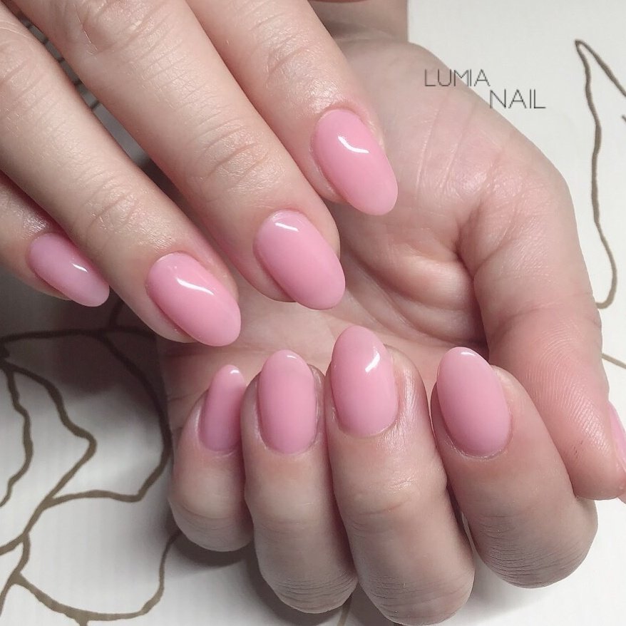 春 オールシーズン ハンド シンプル ワンカラー Lumianailのネイルデザイン No ネイルブック