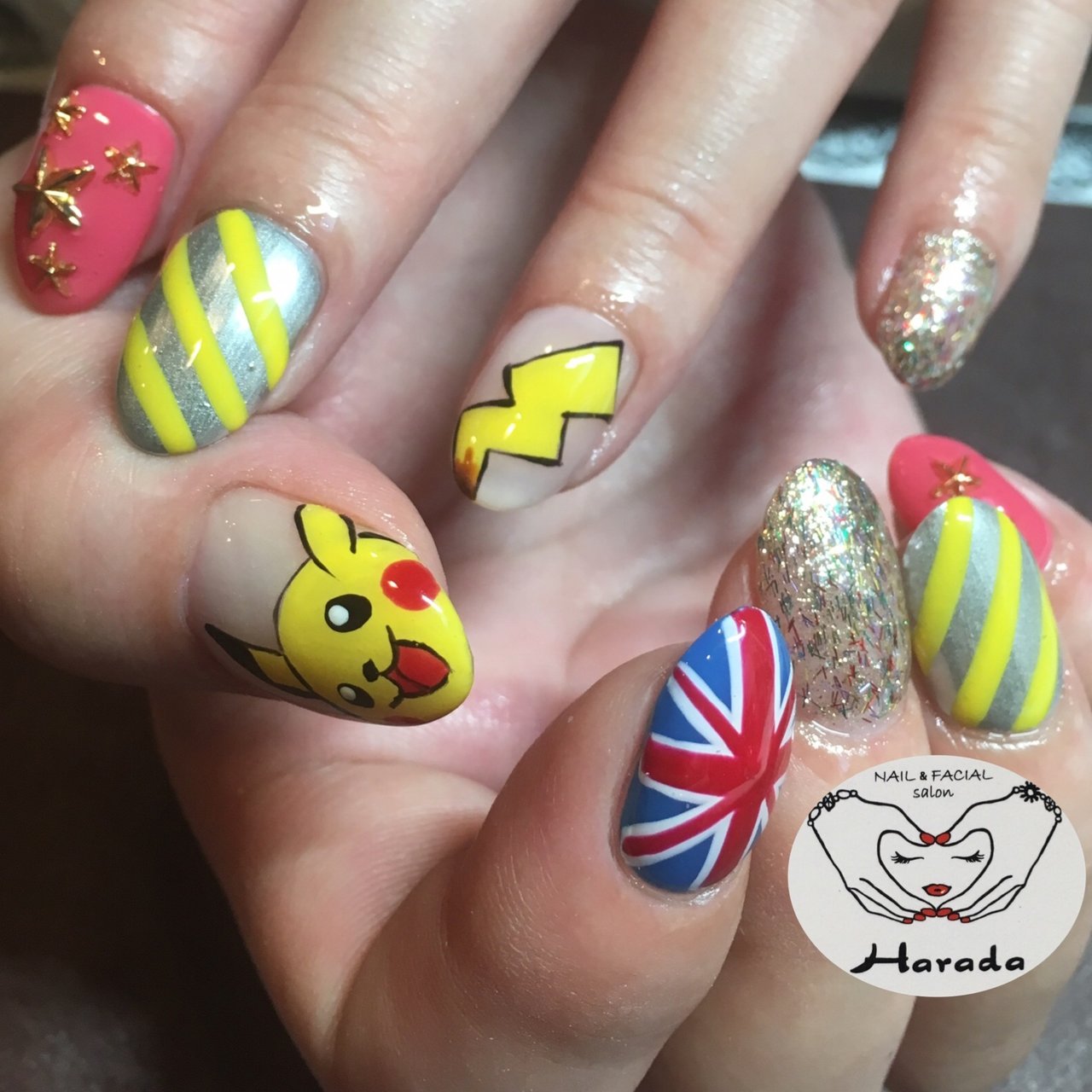 オールシーズン ハロウィン 女子会 ハンド ラメ Nail Facial Salon Haradaのネイルデザイン No ネイルブック