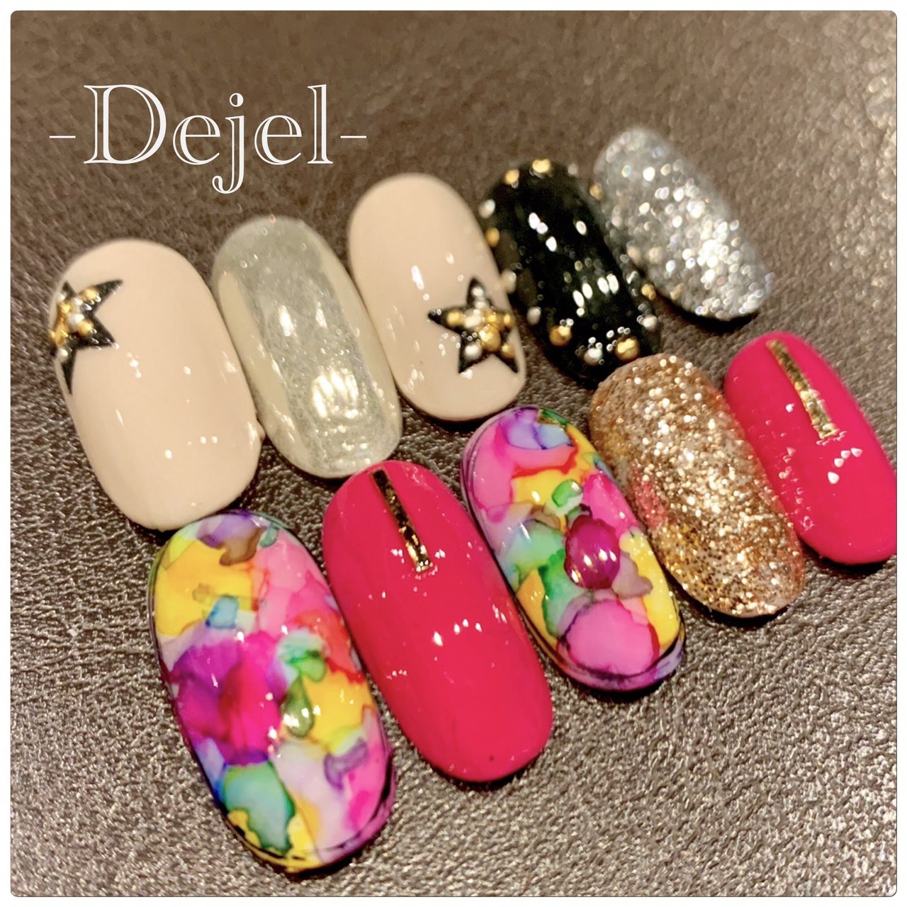 オールシーズン 旅行 リゾート パーティー ハンド Nail Salon Dejel ディジェールのネイルデザイン No ネイル ブック