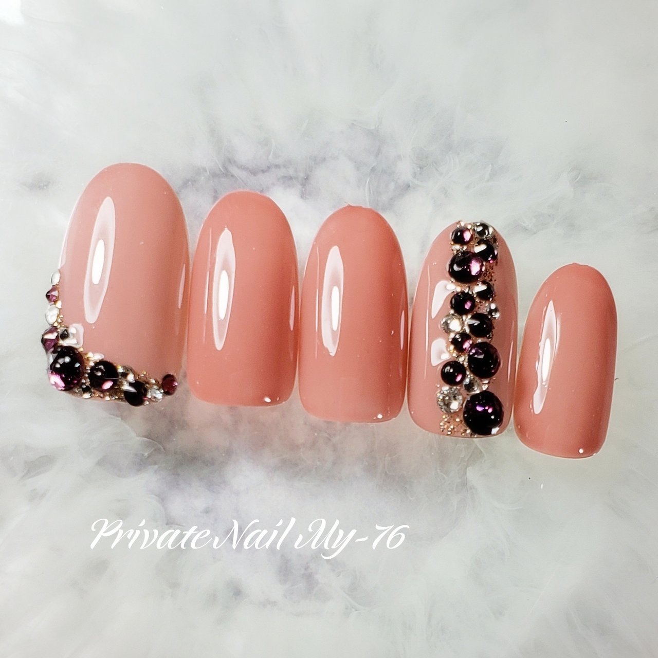 オールシーズン パーティー 女子会 ハンド シンプル Private Nail My 76のネイルデザイン No ネイルブック