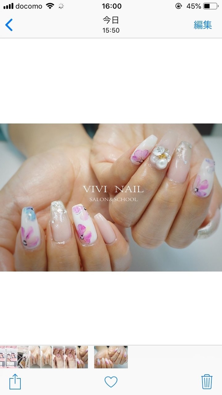 春 ブライダル デート 女子会 ハンド Vivi Nail Eyelashのネイルデザイン No ネイルブック