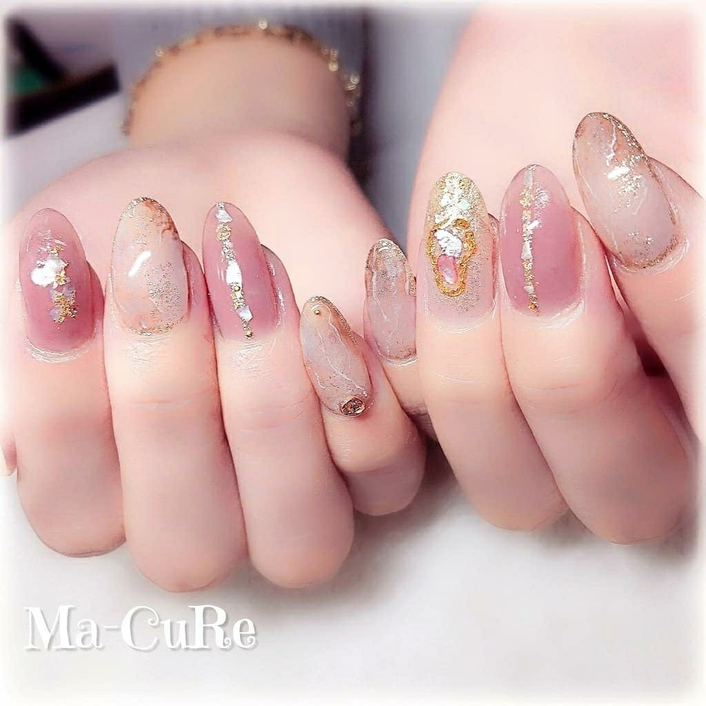 春 夏 秋 リゾート ハンド 𝑴𝒂 𝑪𝒖𝑹𝒆 ﾏｰｷｭｱ のネイルデザイン No ネイルブック