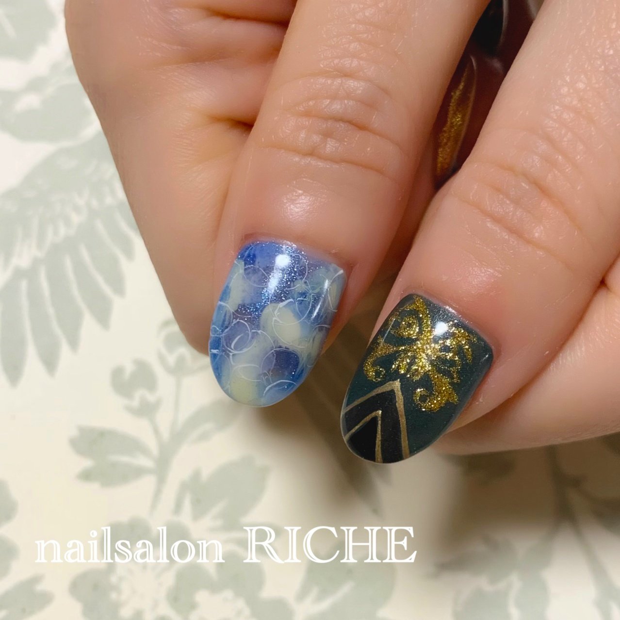 春 ライブ ハンド イニシャル 星 Nailsalon Richeのネイルデザイン No ネイルブック