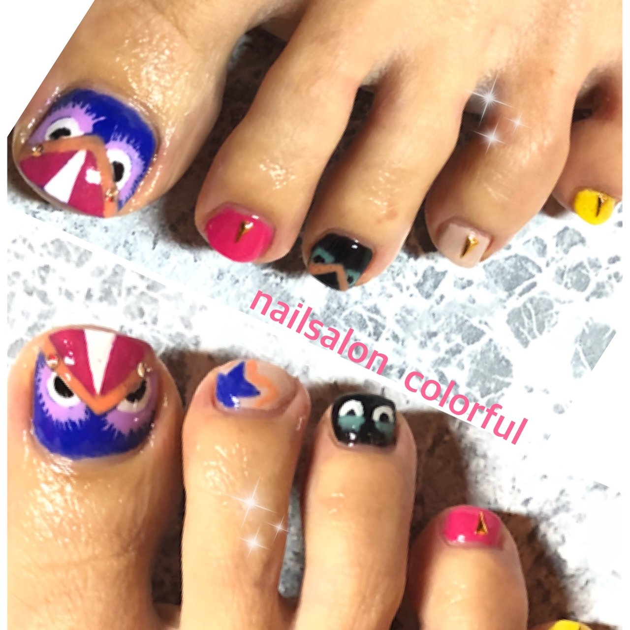 フット お客様 修学院nailsalon Colorfulのネイルデザイン No ネイルブック