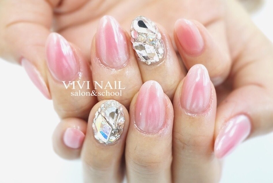 春 ブライダル デート 女子会 ハンド Vivi Nail Eyelashのネイルデザイン No ネイルブック