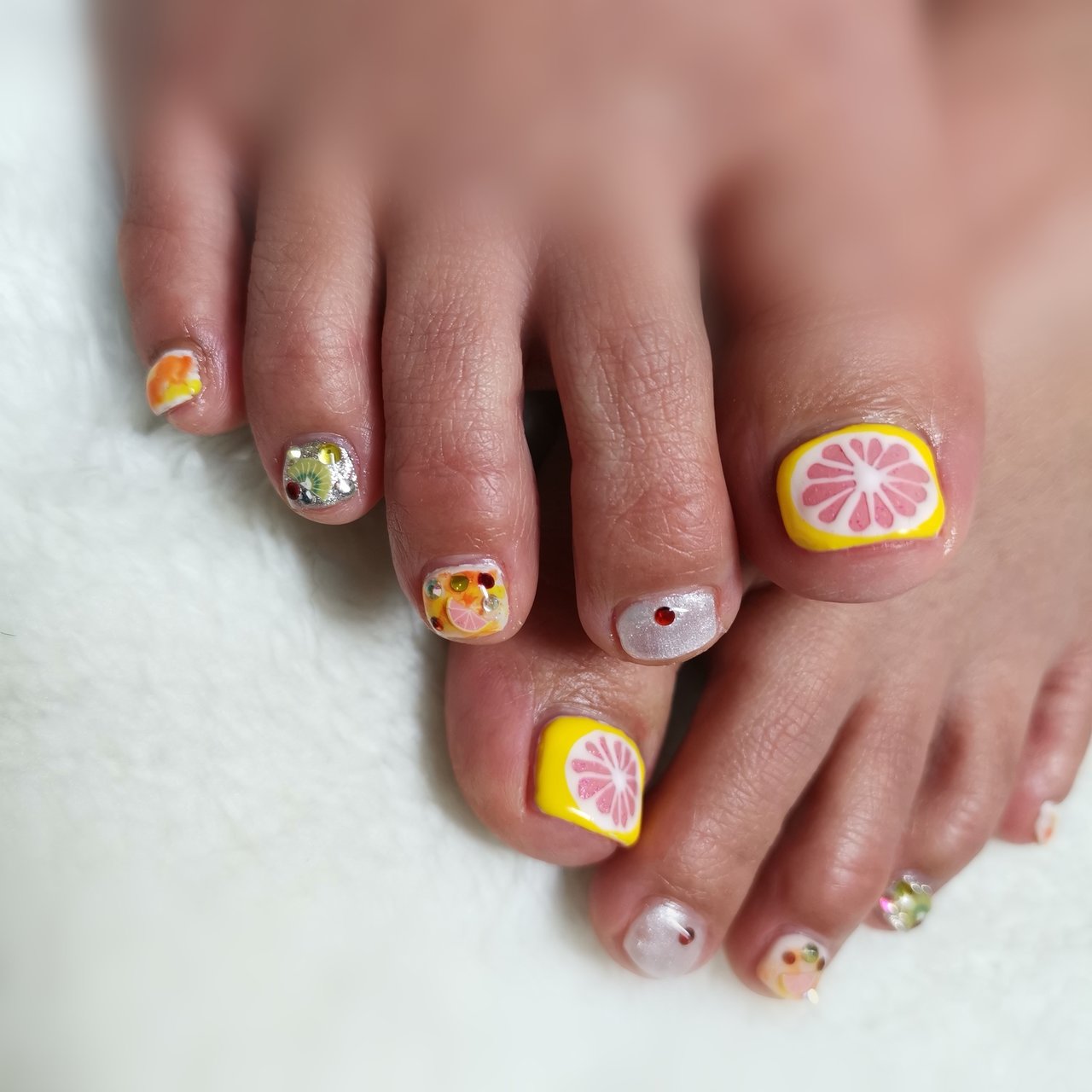 春 夏 海 浴衣 フット Reveのネイルデザイン No ネイルブック