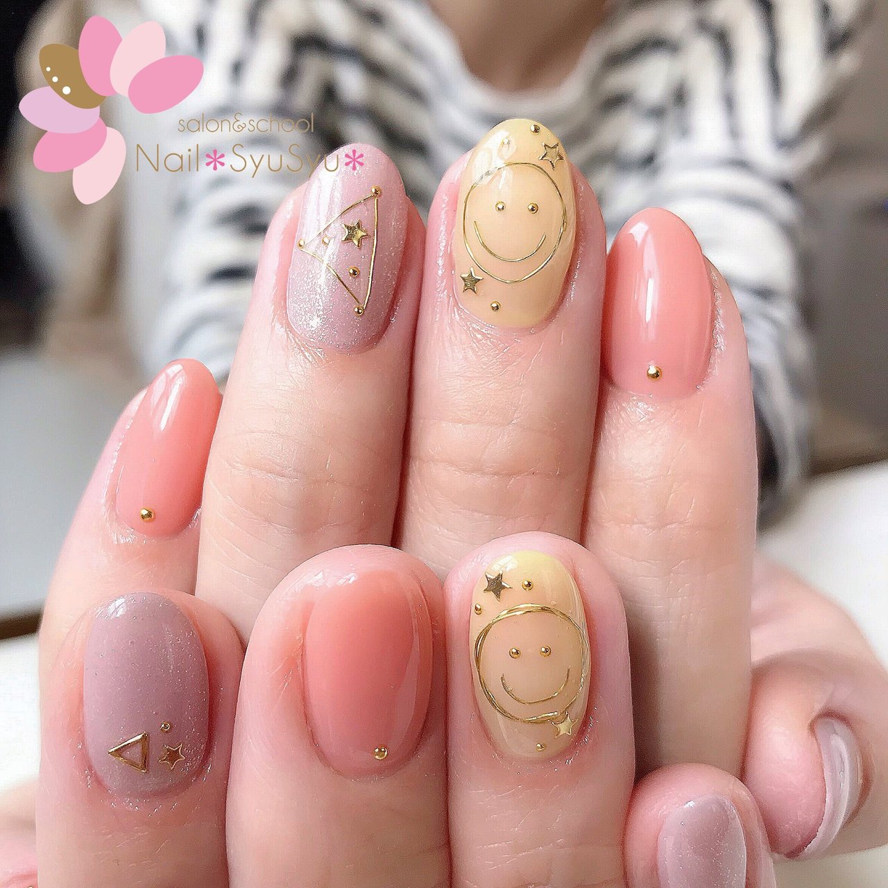 春 ハンド キャラクター 星 ワイヤー Nail Syusyu ネイルシュシュのネイルデザイン No ネイルブック