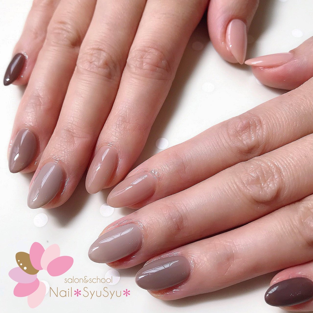 春 ハンド シンプル グラデーション ワンカラー Nail Syusyu ネイルシュシュのネイルデザイン No ネイルブック