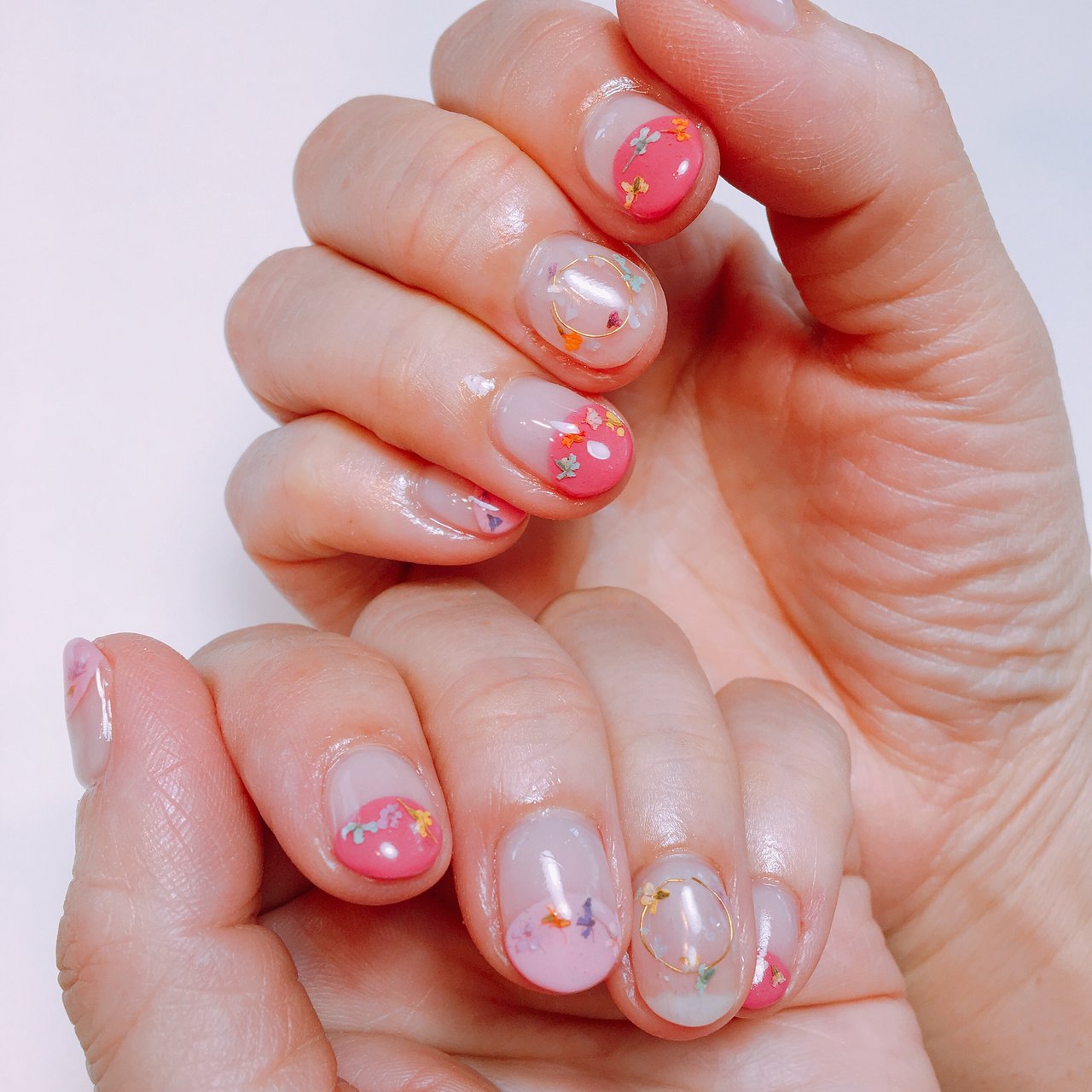 春 夏 秋 入学式 ハンド Yunico Nail ユニコネイル 熊本ネイルサロンのネイルデザイン No ネイルブック