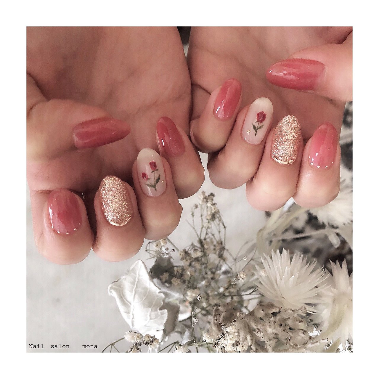 ハンド ピンク ジェル Nailsalon Monaのネイルデザイン No ネイルブック