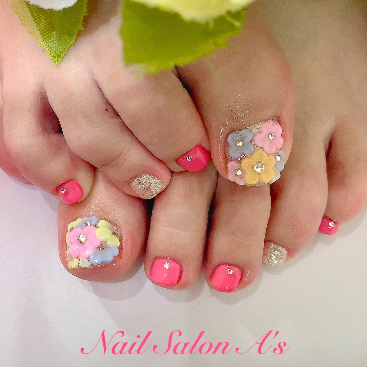 春 夏 旅行 浴衣 フット Nail A Sのネイルデザイン No ネイルブック