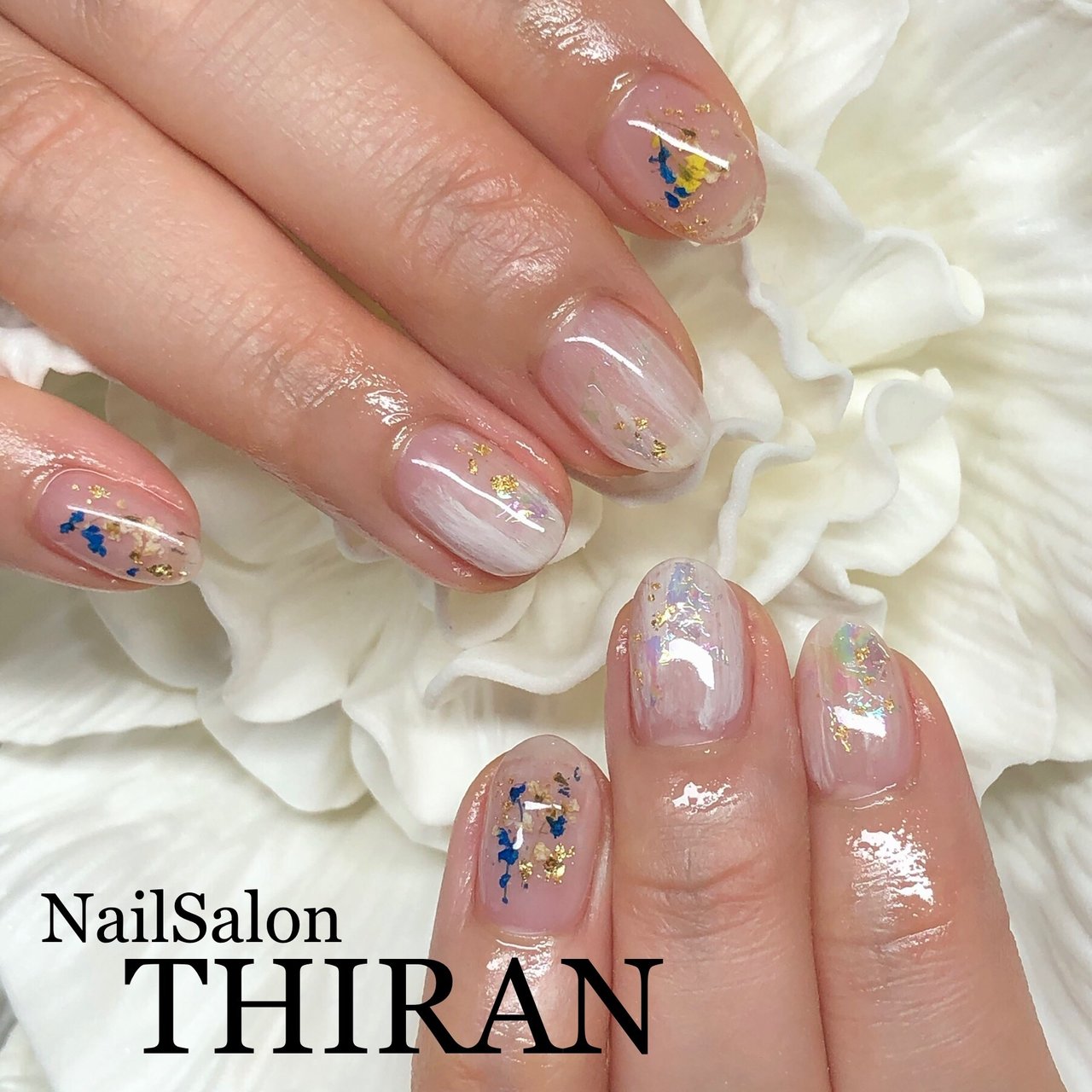 春 オールシーズン デート 女子会 ハンド Nailsalon Thiranのネイルデザイン No ネイルブック